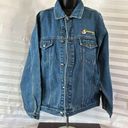 Port Authority  Embroidered Comanche Moon Denim Jacket Size XL Photo 0