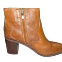 Franco Sarto  super nice cognac color leather ankle boots! Photo 4