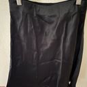 Babaton Black Slip Satin Mini Skirt Photo 3