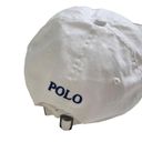 Polo  Ralph Lauren Chino Cap in White & Marlin Blue Photo 5