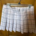 Forever 21 Pink Plaid Skater Skirt  Photo 1