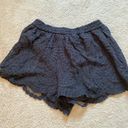 Francesca's Black Lace Shorts Photo 0