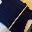 Eileen Fisher  | Mid Weight Crew Neck Sweater from Spring ‘24 Navy size XS Photo 8