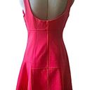 Cinq à Sept Cinq a Sept Jeanette Red Tie Shoulder Flare Mini Dress Size 4 NWT Photo 6