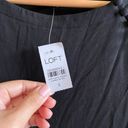 Loft NEW  Short Sleeve T-Shirt Shift‎ Dress Black Button Detail Size S Cre… Photo 1