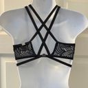 For Love & Lemons  NWOT Black Love You Knot Bondage Bralette Photo 2