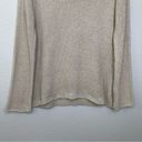 BCBGMAXAZRIA  Cream Open Knit V-neck Sweater Photo 7