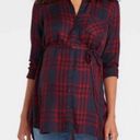 Isabel Maternity  by Ingrid and Isabel Plaid Button Down Photo 0