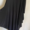 Joseph Ribkoff  Harem Drape Cold Shoulder Zip Up Chic Black Jumpsuit Size 8 Photo 14