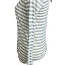 n:philanthropy Manhattan V Neck Tee Size S Heather Grey Stripe Shoulder Cut Out Photo 2