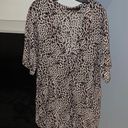 Vix Lassi Lena Animal Print Caftan Cover Up Dress Photo 0