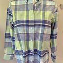 Cabin creek Blue/Green Plaid Button Down | Size 12P | EUC | Discontinued Photo 0