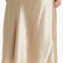 Nordstrom NWT  Bias Cut Satin Slip Skirt Ivory Size Medium Cream Photo 1