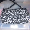 Dana Buchman Small Gray and Black Leopard Print  Crossbody Purse Photo 2