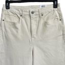 Style & Co  SZ 10 Straight Leg Mom Jeans High-Rise Stretch Pockets Zip-Fly Beige Photo 1