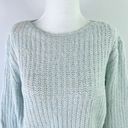 Lumière New  Bell Sleeve Sweater Light Blue Photo 2