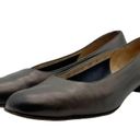 Salvatore Ferragamo  Shoes Bronze Italian Leather Square Toe Flats Women’s Size 9 Photo 5