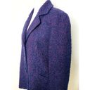 Coldwater Creek  Blazer Career Tweed Purple Jacket Sz P14 Photo 3
