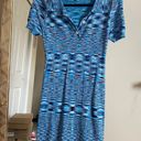 Emory park Blue Collared Button Dress Photo 5