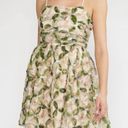 Entro New Olive Floral Square Neck Dress  Size Medium Photo 11