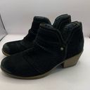 Earth Origins  Black Suede Oakland Amanda Women Ankle Booties 6.5M 031524 Photo 2