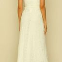 Yumi Kim Meadow Maxi Ivory Lace Belted Wrap V-Neck Crochet Long Midi Dress Gown Photo 2