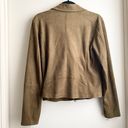 Lysse NWT  Bea Brown Vegan Faux Suede Moto Biker Jacket Photo 3