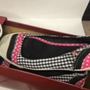 BC Footwear  black pink white checkered‎ distressed flat slip on sneakers size 7 Photo 2