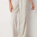 Liz Claiborne Linen Womens Wide Leg Drawstring Pants XXL Photo 0