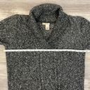 DKNY Gray Heather Knit Short Sleeve Cross Over V-Neck Pull Over Sweater Size M Photo 7