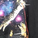 l*space Cat tee black matter by goodie two sleeves cat laser eyes in  Photo 2