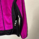 FILA  Women Small Pink Athletic Jacket Teddy Athleisure Workout Sport Sweatshirt Photo 4