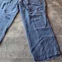 Hilary Radley  Large Made in China Dark Blue Pants‎ With Adjustable Waist Lace Photo 3