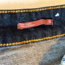 Pilcro  Anthropology split straight jeans size 32 dark wash Photo 5