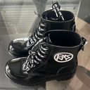 DKNY  Tibby Combat Lace-Up Boots in Black, Size 6 New w/Tag Photo 2