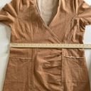 Sundance Loulou Faux Wrap Tunic Sweater in Orange Brown Size Large Photo 12