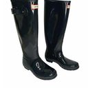 Hunter  Original Tall Gloss Rain Boots Navy 8 Photo 0