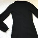 Wilfred Aritzia  Cove Dress Women's S Black Button Up Ribbed Sweater Viscose NEW Photo 6