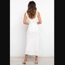 Petal and Pup  White Apollo Twist Front Cut Out Midi Dress 2 Photo 1