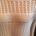 Love Marks off white crochet sweater sz L Photo 1