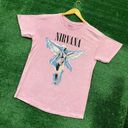 Nirvana In Utero Fairy Mineral Wash Grunge Band Tee L Photo 2