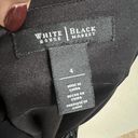 White House | Black Market  Black Cocktail Party Maxi Dress Size 4 Cross Back Photo 8