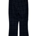 Bailey 44 High Rise Pants Versatile Black & Gray Windowpane Plaid Womens Large Photo 3