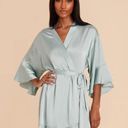 Birdy Grey Kenny Ruffle Satin Robe Photo 0