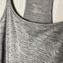 New Balance  Racerback Tank Top Large Sleeveless Athletic Gray Silver Workout Photo 4