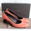 Bottega Veneta  Peach Pink Ombre Gradient Patent Leather Closed Toe Low Pumps Photo 1