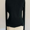 Mixit Vtg Mix It Silk Turtleneck Women's Large Black Long Sleeve Pullover Ribbed Photo 6