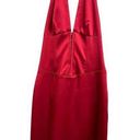 Laundry by Shelli Segal  women's red halter corset mini dress size 4 NEW $195 Photo 0