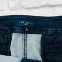 Talbots  Denim Mini Skirt Women's 12 Petite Dark Wash Stretch‎ Double Button Photo 1