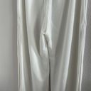 Lulus  White Wide Leg Side Slit Split Leg Pants Back Zip Lined Small Photo 9